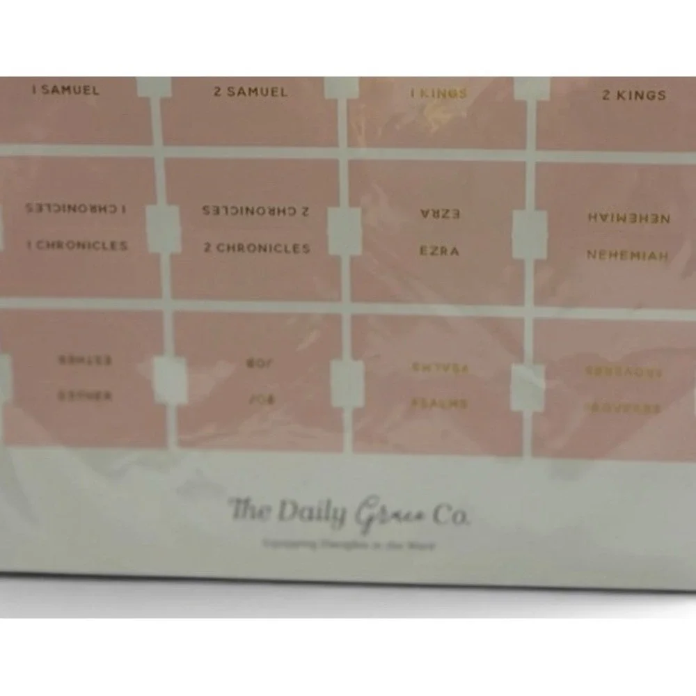 The Daily Grace Co Bible Book Tabs - Blush Bible Tabs Pink Gold NEW Sealed